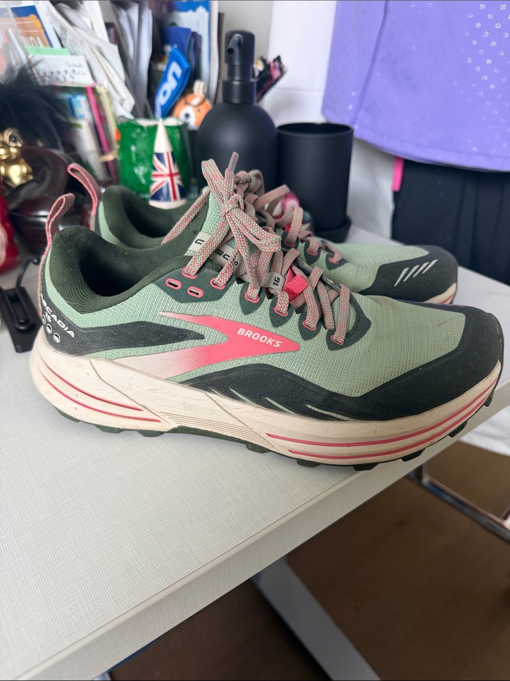 Brooks trail athletic shoes. Women's size 9